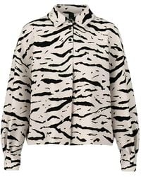 Marc Cain - Blouse Met Dierenprint - Lyst