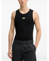 KARL LAGERFELD - Graphic-Print Tank Top - Lyst