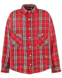 SAINT Mxxxxxx - Distressed Check-Pattern Shirt - Lyst