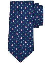 Ferragamo - Christmas Print Silk Tie - Lyst