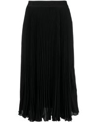 Versace Jeans Couture - Gonna Midi Plissettata - Lyst