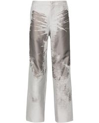 DIESEL - P-stanly Burn-out Trousers - Lyst