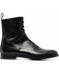 SCAROSSO - Archie Lace-Up Boots - Lyst