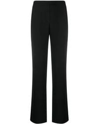 P.A.R.O.S.H. - Wide-Leg Pants With Elasticated Back Waistband - Lyst