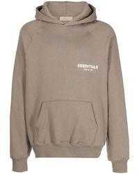 Fear Of God - Logo-Print Long-Sleeve Hoodie - Lyst