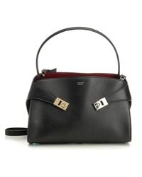 Ferragamo - Hug Soft Bicolor Shoulder Bag M - Lyst