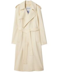 Burberry - Abrigo Con Diseño Cruzado - Lyst