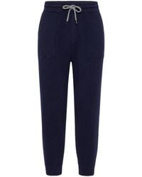 Brunello Cucinelli - Cashmere Track Pants - Lyst
