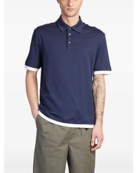 Roberto Collina - Polo Con Dettaglio A Contrasto - Lyst