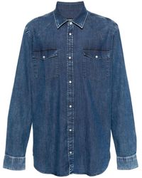 Dondup - Western-style Denim Shirt - Lyst