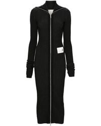 Maison Mihara Yasuhiro - Logo-Patch Midi Dress - Lyst