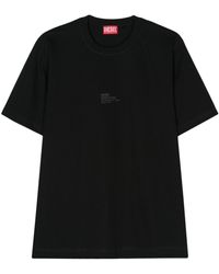 DIESEL - T-must-slits-n2 Katoenen T-shirt - Lyst