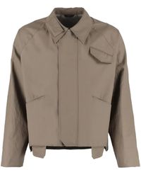 Fendi - アシンメトリーヘム シャツジャケット - Lyst