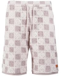 Maison hideout - Pantalones Cortos Con Motivo Floral - Lyst