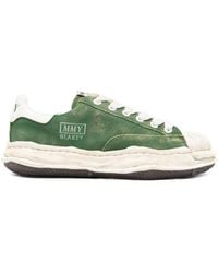 Maison Mihara Yasuhiro - Lace-Up Logo-Print Sneakers - Lyst
