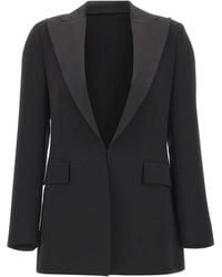 Eleventy - Silk Tuxedo Blazer - Lyst