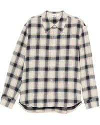 Séfr - Wes Check-Pattern Long-Sleeve Shirt - Lyst