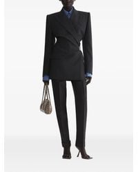 Mugler - Twisted Double Breasted Jacket - Lyst