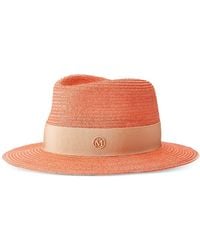 Maison Michel - Fédora Andre En Paille Tressée - Lyst