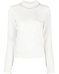 Maison Margiela - Work-In-Progress Wool Sweater - Lyst