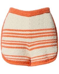 Perfect Moment - Schild Cotton Knit Shorts - Lyst