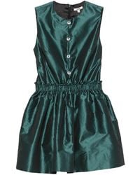 Maje - Embellished-Button Sleeveless Playsuit - Lyst