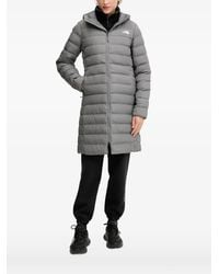 The North Face - Hooded Quilted Coat - Lyst