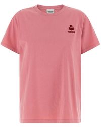 Isabel Marant - Aby Logo-Detail T-Shirt - Lyst