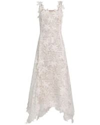Oscar de la Renta - Dominican Landscape Guipure Dress - Lyst