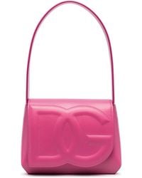 Dolce & Gabbana - Dg Logo Leather Shoulder Bag - Lyst