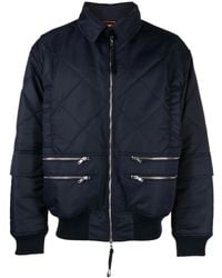 Helmut Lang - Jacke Mit Rautensteppung - Lyst