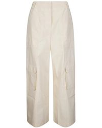 Maison Kitsuné - Parachute Wide-Leg Cargo Pants - Lyst