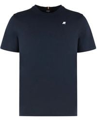 K-Way - T-Shirt Mit Logo-Patch - Lyst