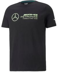 PUMA - Mapf1 Mercedes Logo-Print T-Shirt - Lyst