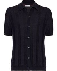 Brunello Cucinelli - Chemise En Maille À Manches Courtes - Lyst
