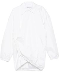 Marie Adam-Leenaerdt - Manteau Hoodie Oversize À Design Drapé - Lyst