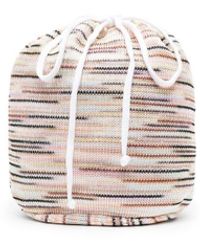 Missoni - Knitted Drawstring Bucket Bag - Lyst