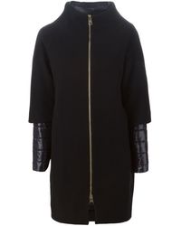 Herno Manteau à gilet matelassé amovible - Noir