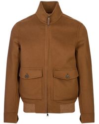 Canali - Zip-Up High-Neck Jacket - Lyst