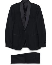 Lardini - Satin-Trim Suit - Lyst