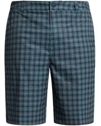 Lacoste - Checkered Elasticated Bermuda Shorts - Lyst