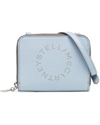 Stella McCartney - Tarjetero Stella Logo con tira - Lyst