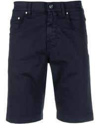 Jacob Cohen - Logo-Patch Straight Shorts - Lyst