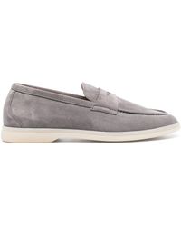 SCAROSSO - Luciana Suede Loafers - Lyst