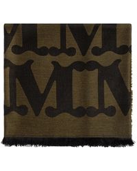 Max Mara - Sciarpa Edro Con Logo Jacquard - Lyst