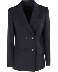 Seventy - Blazer Doppiopetto Con Revers A Lancia - Lyst