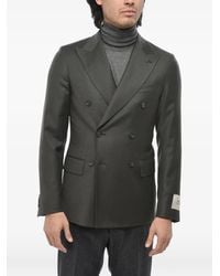 Corneliani - Double-Breasted Peak-Lapels Blazer - Lyst