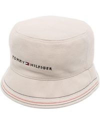 Tommy Hilfiger - Sombrero de pescador con logo bordado - Lyst