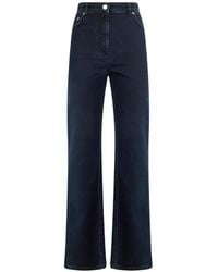 Alberta Ferretti - Straight-Cut Loose-Fit Jeans - Lyst