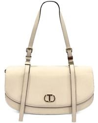Twinset - Logo-Plaque Shoulder Bag - Lyst